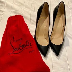 Black Christian Louboutin Pigalle 120-Size 39